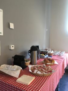 Breakfast catering during corporate events